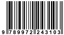 Código de Barras de '.9789972243103.'