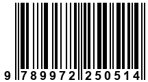 Código de Barras de '.9789972250514.'