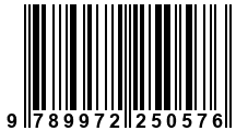 Código de Barras de '.9789972250576.'