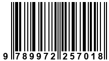 Código de Barras de '.9789972257018.'