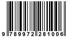 Código de Barras de '.9789972281006.'