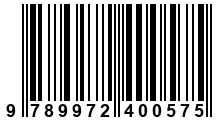 Código de Barras de '.9789972400575.'