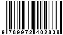 Código de Barras de '.9789972402838.'