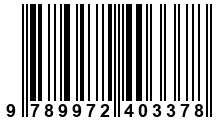 Código de Barras de '.9789972403378.'