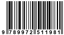 Código de Barras de '.9789972511981.'