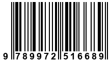 Código de Barras de '.9789972516689.'