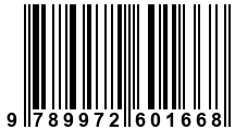 Código de Barras de '.9789972601668.'