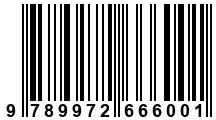 Código de Barras de '.9789972666001.'