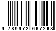 Código de Barras de '.9789972667268.'