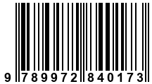 Código de Barras de '.9789972840173.'
