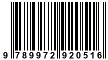 Código de Barras de '.9789972920516.'