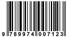 Código de Barras de '.9789974007123.'