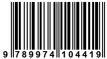 Código de Barras de '.9789974104419.'