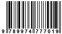 Código de Barras de '.9789974777019.'