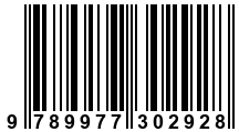 Código de Barras de '.9789977302928.'