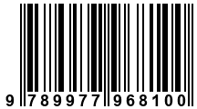Código de Barras de '.9789977968100.'