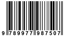 Código de Barras de '.9789977987507.'