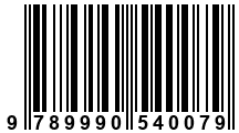 Código de Barras de '.9789990540079.'