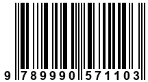 Código de Barras de '.9789990571103.'