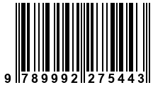 Código de Barras de '.9789992275443.'