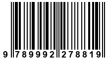Código de Barras de '.9789992278819.'