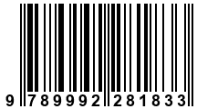 Código de Barras de '.9789992281833.'