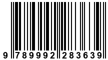 Código de Barras de '.9789992283639.'