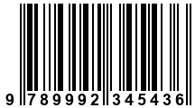 Código de Barras de '.9789992345436.'