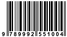 Código de Barras de '.9789992551004.'