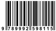 Código de Barras de '.9789992598115.'