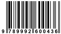 Código de Barras de '.9789992600436.'