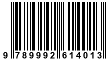 Código de Barras de '.9789992614013.'