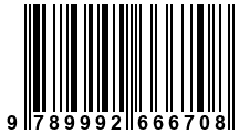 Código de Barras de '.9789992666708.'