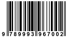 Código de Barras de '.9789993967002.'