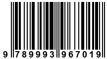 Código de Barras de '.9789993967019.'