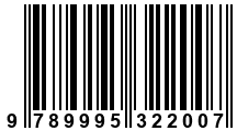 Código de Barras de '.9789995322007.'