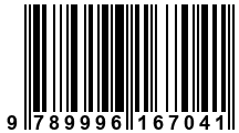 Código de Barras de '.9789996167041.'