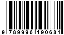 Código de Barras de '.9789996190681.'