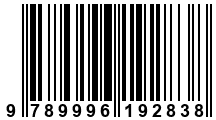 Código de Barras de '.9789996192838.'