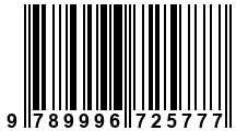 Código de Barras de '.9789996725777.'