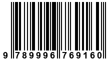 Código de Barras de '.9789996769160.'