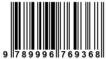Código de Barras de '.9789996769368.'