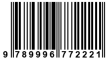 Código de Barras de '.9789996772221.'