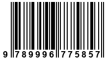 Código de Barras de '.9789996775857.'