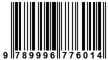 Código de Barras de '.9789996776014.'