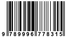 Código de Barras de '.9789996778315.'