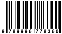 Código de Barras de '.9789996778360.'