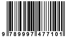 Código de Barras de '.9789997477101.'