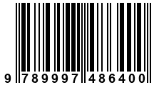 Código de Barras de '.9789997486400.'
