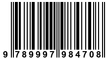 Código de Barras de '.9789997984708.'